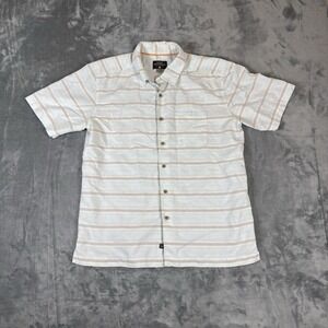 Quicksilver Waterman Collection Shirt Button Down Hawaiian Comfort Fit Mens S